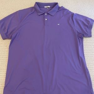 Peter Millar, purple shirt